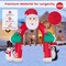 Costway 10FT Inflatable Christmas Santa Archway Decoration with Snowman Penguin LED Lights